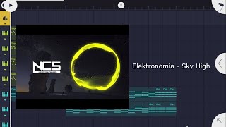 Elektronomia  Sky High l FL Studio Mobile l FLM Universe [upl. by Towrey638]