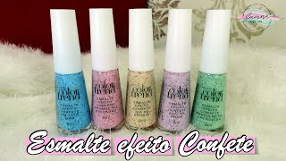 RESENHA ESMALTE EFEITO CONFETE AVON  LAIANE LIRA [upl. by Aleyam]