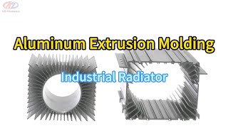 Aluminum Extrusion Molding——Industrial Radiator [upl. by Aynosal946]