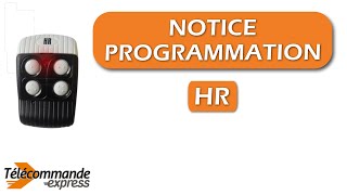 Programmer une Télécommande HR [upl. by Edualcnaej619]