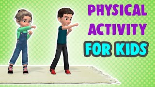 Physical Activities For Kids Get Active At Home [upl. by Martres]