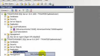 How Do I Setup Snapshot Replication with SQL Server 2008 [upl. by Carr]