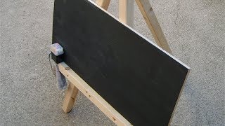 DIY Kleine Tafel mit Staffelei für Kinder  schnell selbstgebaut [upl. by Aili]