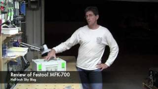 6  Festool MFK700 Trim Router Review [upl. by Merriott]