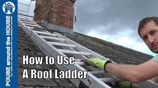 How to use a roof ladder Roof ladder tutorial for DIY enthusiasts [upl. by Macrae518]