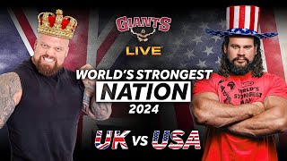 Worlds Strongest Nation 2023 UK vs USA [upl. by Lotte]