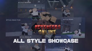 Revengers Online All style showcase  location guide for beginners [upl. by Tewell]