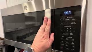 GE JVM7195SKSS 1 9 Cu Ft Over the Range Sensor Microwave Oven Review Perfect fit and works great [upl. by Nahgaem]