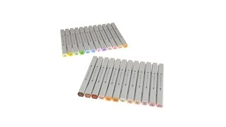 Spectrum Noir Illustrator TwinTip Marker Set 24piece [upl. by Lagasse]