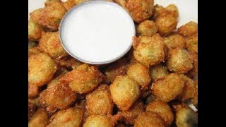 FRIED OKRA in 3 minutes  Learn how to FRY OKRA Recipe Demonstation [upl. by Lazos]