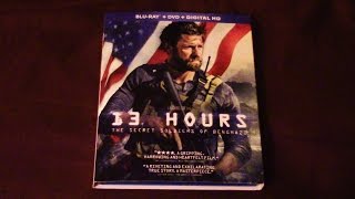 13 Hours The Secret Soldiers of Benghazi BluRayDVD ReviewUnboxing HD [upl. by Saixela444]