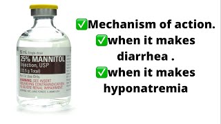 Pharmacology osmotic diuretics Mannitol [upl. by Euphemia]