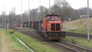 Georgsmarienhütten Eisenbahn Rangierbetrieb am Stahlwerk 14Mär2018 [upl. by Timmy206]