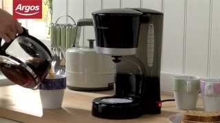 Cookworks CM2021J Filter Coffee Maker in Black Argos Review [upl. by Sheldon]