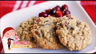 Receta Galletas avena con arandanos Sin Gluten [upl. by Pudens]