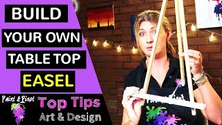 Build your own Table Top Easel on a budget [upl. by Zebulen]