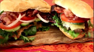 Sandwich Recipe  Burger Rezept [upl. by Hemingway40]