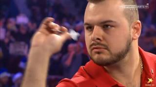 2017 William Hill World Darts Championship Boris Koltsov v Dragutin Horvat [upl. by Eldnar]