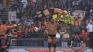 Goldberg amp Rick Steiner vs Buff Bagwell amp Scott Steiner WCW Monday Nitro March 1 1999 [upl. by Suoinuj]