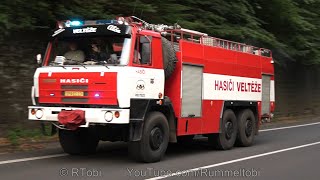 Velteze Volunteer Fire Department Tatra 815 Tanker responding CZ  2022 [upl. by Kevan]