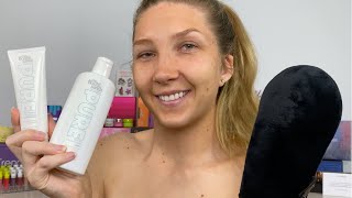 Bondi Sands PURE Self Tanner Review  Sleep Mask amp Foaming Water [upl. by Rheims167]