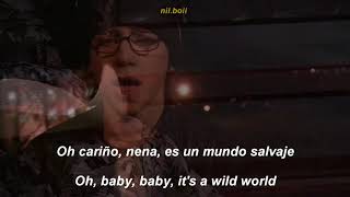 Skins  Wild World  lyrics  sub español  inglés [upl. by Annaillil]