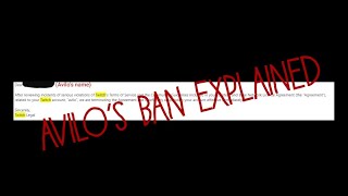 Avilos Ban Explained Second Email  Read the Description [upl. by Tung579]