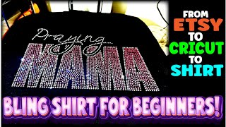 HOW TO MAKE A MULTICOLOR RHINESTONE SHIRT WITH CRICUT FOR BEGINNERS  HOTFIX  BEDAZZLE [upl. by Amin247]