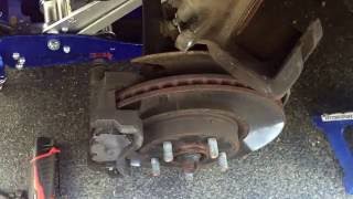 Milwaukee m18 12quot fuel Changing brake pads 2010 Toyota Corolla 38 12v ratchet by Milwaukee [upl. by Bowyer]