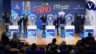 El 94974 primer premio de la lotería del Niño 2024 [upl. by Nnaear]