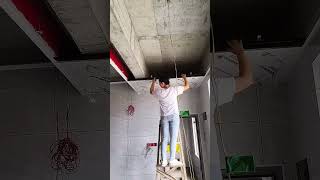 Installation process of the honeycomb panel for the flat ceiling [upl. by Kieryt]