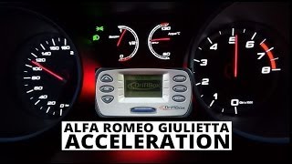 Alfa Romeo Giulietta 14 TB 170 hp  acceleration 0100 kmh [upl. by Ahsir871]