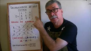 Como calcular o determinante de uma Matriz Quadrada de 3ª Ordem [upl. by Mays]