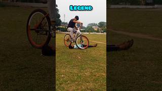 Noob😃 pro😄 legend cyclestunt shorts shortsfeed short like viralvideo mtb [upl. by Agosto]