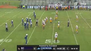 GSC Football Benedict at Chowan 92323 [upl. by Nauquf314]