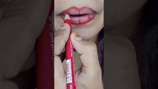 Overline Lip Hack Lipstick liphacks lipcolour lipcombo lips hacks beauty shorts viralshorts [upl. by Perice713]