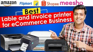 Best Shipping label invoice barcode and MRP printer for Ecommerce business Beginner to expert [upl. by Nauqit]