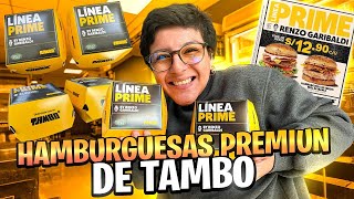 HAMBURGUESAS PREMIUN DE TAMBO VALEN LA PENA  Ariana Bolo Arce [upl. by Arrol]