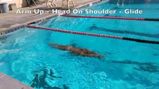 Slow Motion How to Breathe Freestyle Front Crawl Step 3 [upl. by Pump]