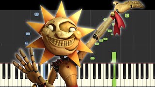 FNAF Security Breach  Superstar Daycare  Piano Tutorial [upl. by Aarika838]