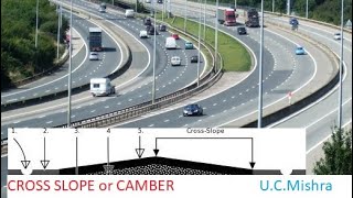 Highway Engineering 02 Cross slope or Camber [upl. by Jeffry936]