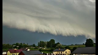 Potężna burza na Kujawach 24 maja 2014 Mogilno [upl. by Ayaj933]