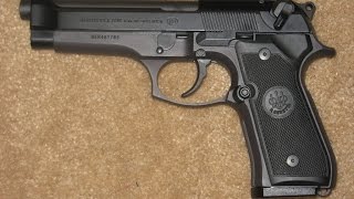 Pietro Beretta mod98 calibro 9x21 imi slow motion [upl. by Ytrebil]