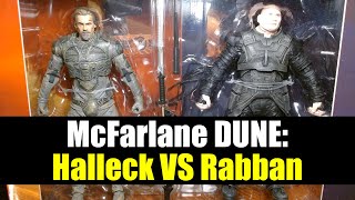 McFarlane Dune 2023 Gurney Halleck vs Beast Rabban Josh Brolin vs Dave Bautista Action Figure Review [upl. by Beilul]