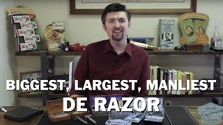 BIGGEST LARGEST MANLIEST Vintage DE Gillette Safety Razors pre1964 [upl. by Anomas890]