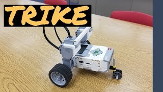 quotThe LEGO Mindstorms EV3 Trike Easy Building Instructions amp Maneuver [upl. by Alessandra686]