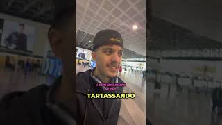 VALERIO MAZZEI SALUTA LA SUA FIDANZATA E PARTE PER NEW YORK DA SOLOtiktok perte webboh neiperte [upl. by Anemaj]