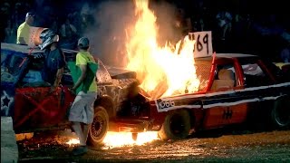 Demolition Derby  Carroll County 4H amp FFA Fair 2016 [upl. by Haida]