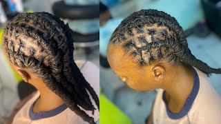 Easy men dreadlocks styles 2024subscribelocsbeautifullocssimple dreadstylesnaturalhairusanice [upl. by Gilmer]