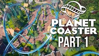 Planet Coaster Gameplay Walkthrough Part 1  BUILDING A DREAM THEME PARK Challenge [upl. by Knepper102]